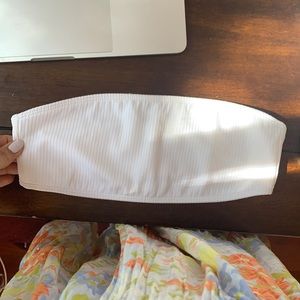 LA Hearts White Bandeau